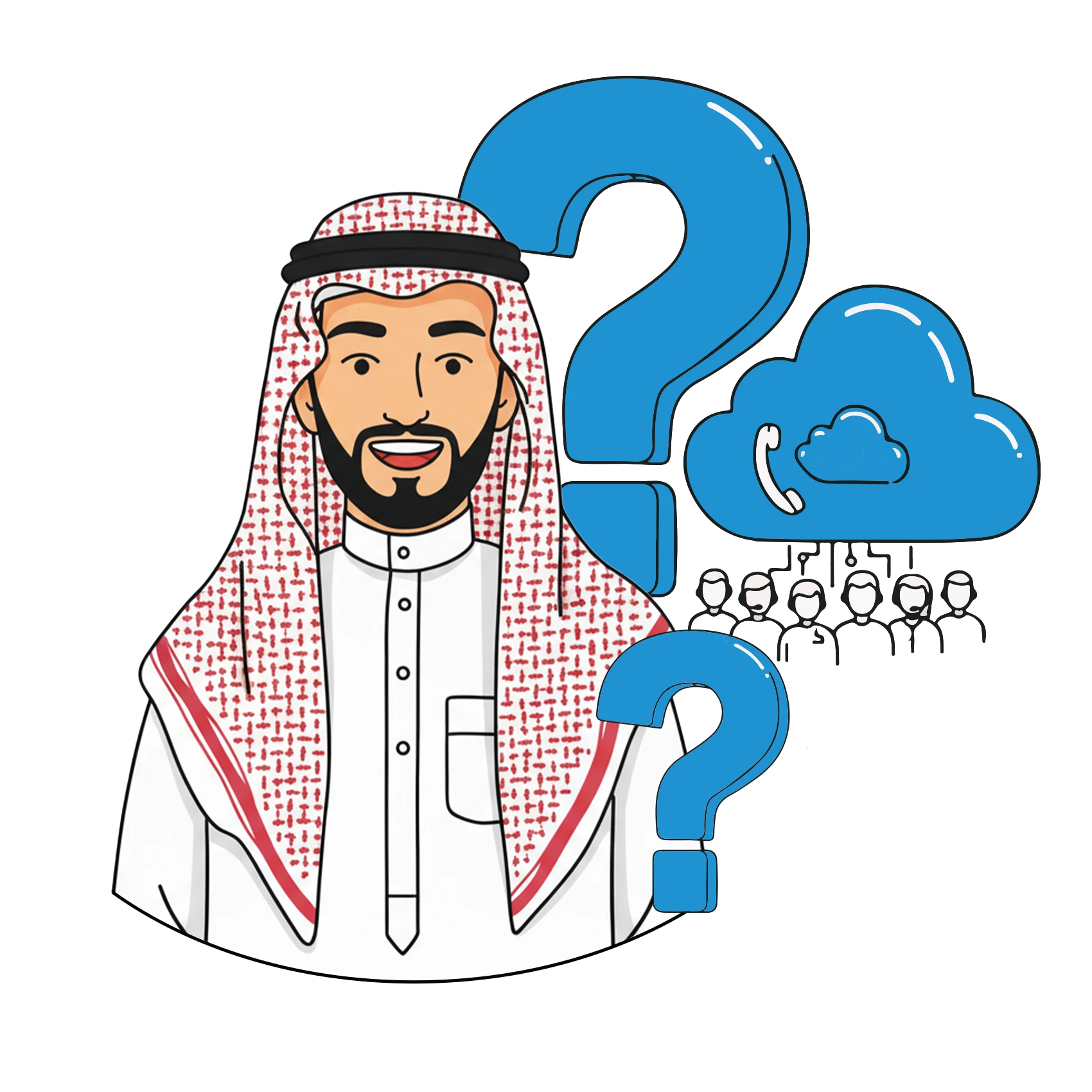 FAQ مركز الاتصال السحابي 1 2