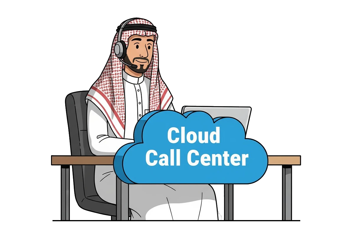 Serviecs مركز الاتصال السحابي